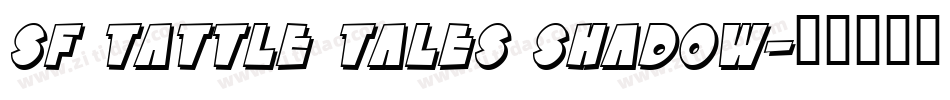 SF Tattle Tales Shadow字体转换